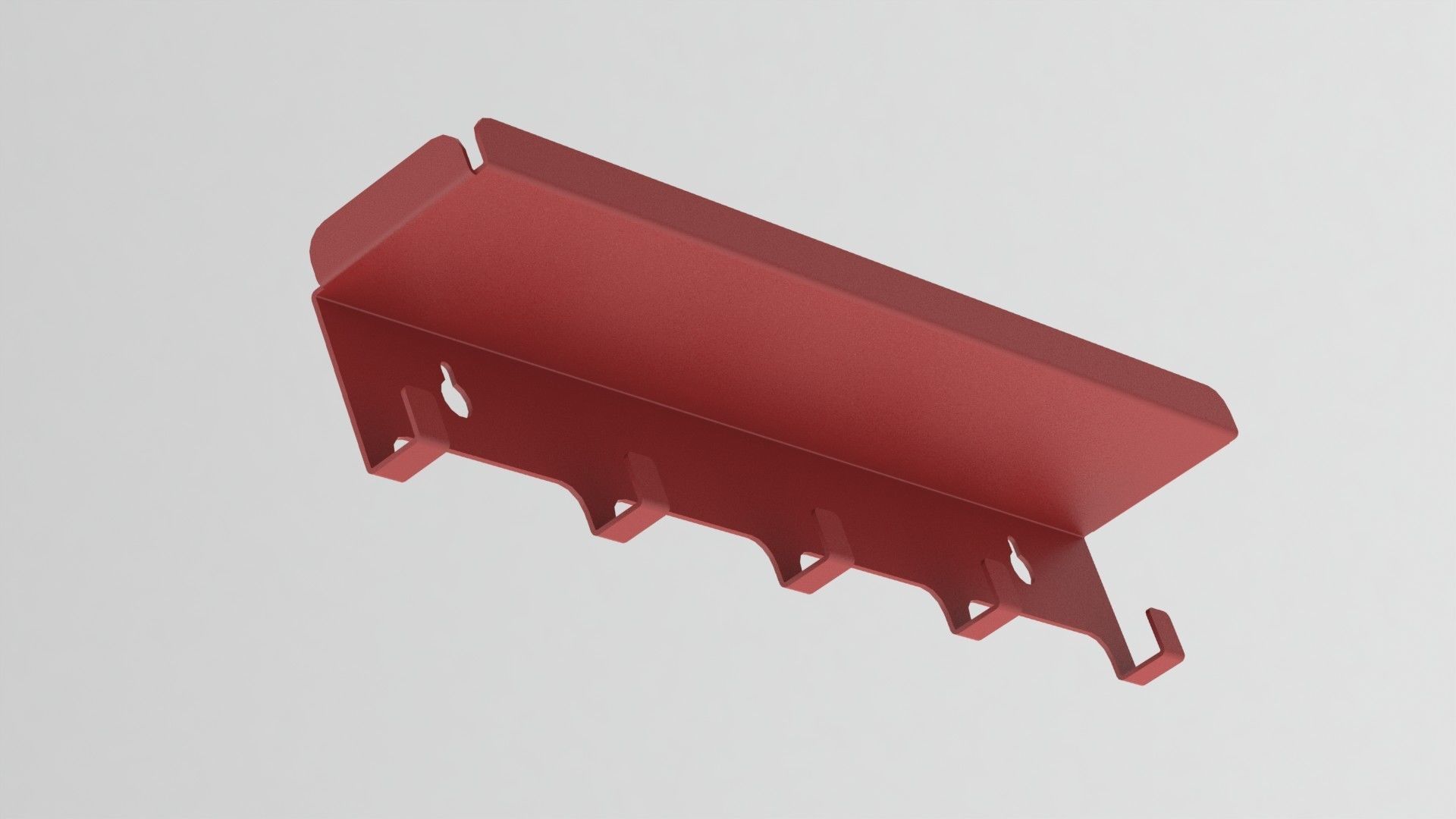 bathroom shelves 3D print model_14