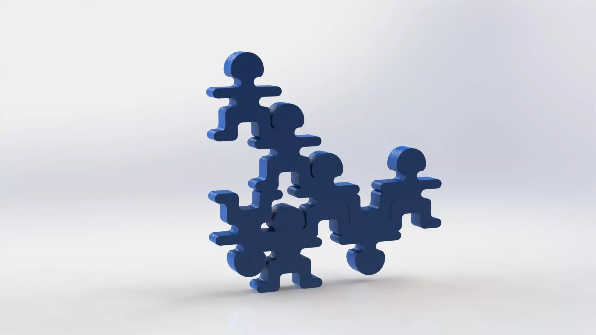 men puzzle 3D print model