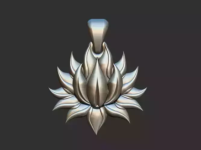 Lotus Flower Pendant