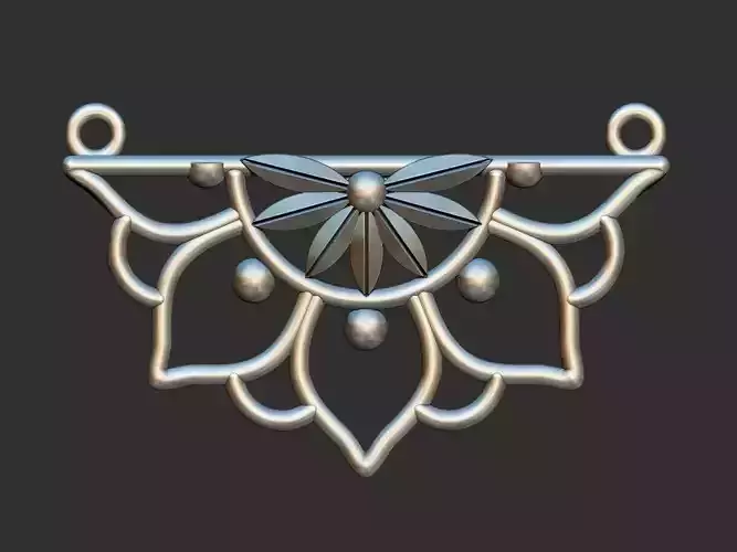 Mandala Flower Pendant