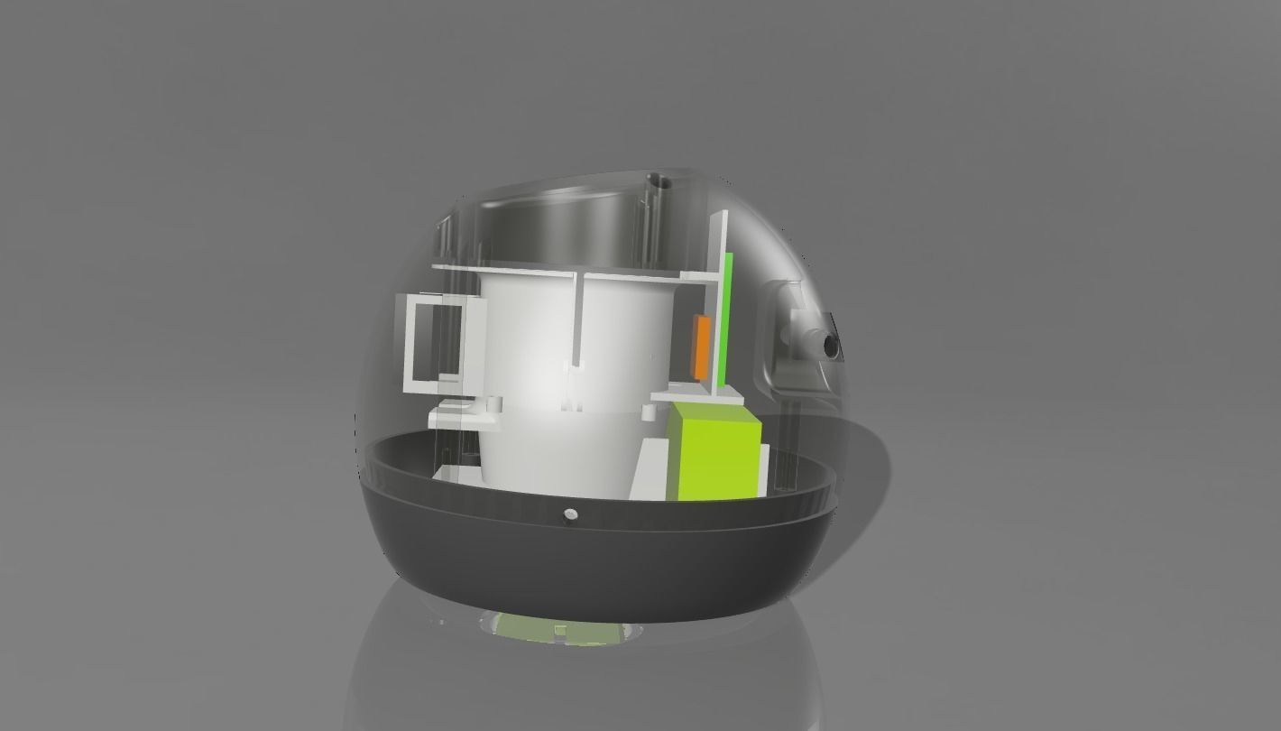 SPHERICAL DRONE TURBINA 3D print model_3