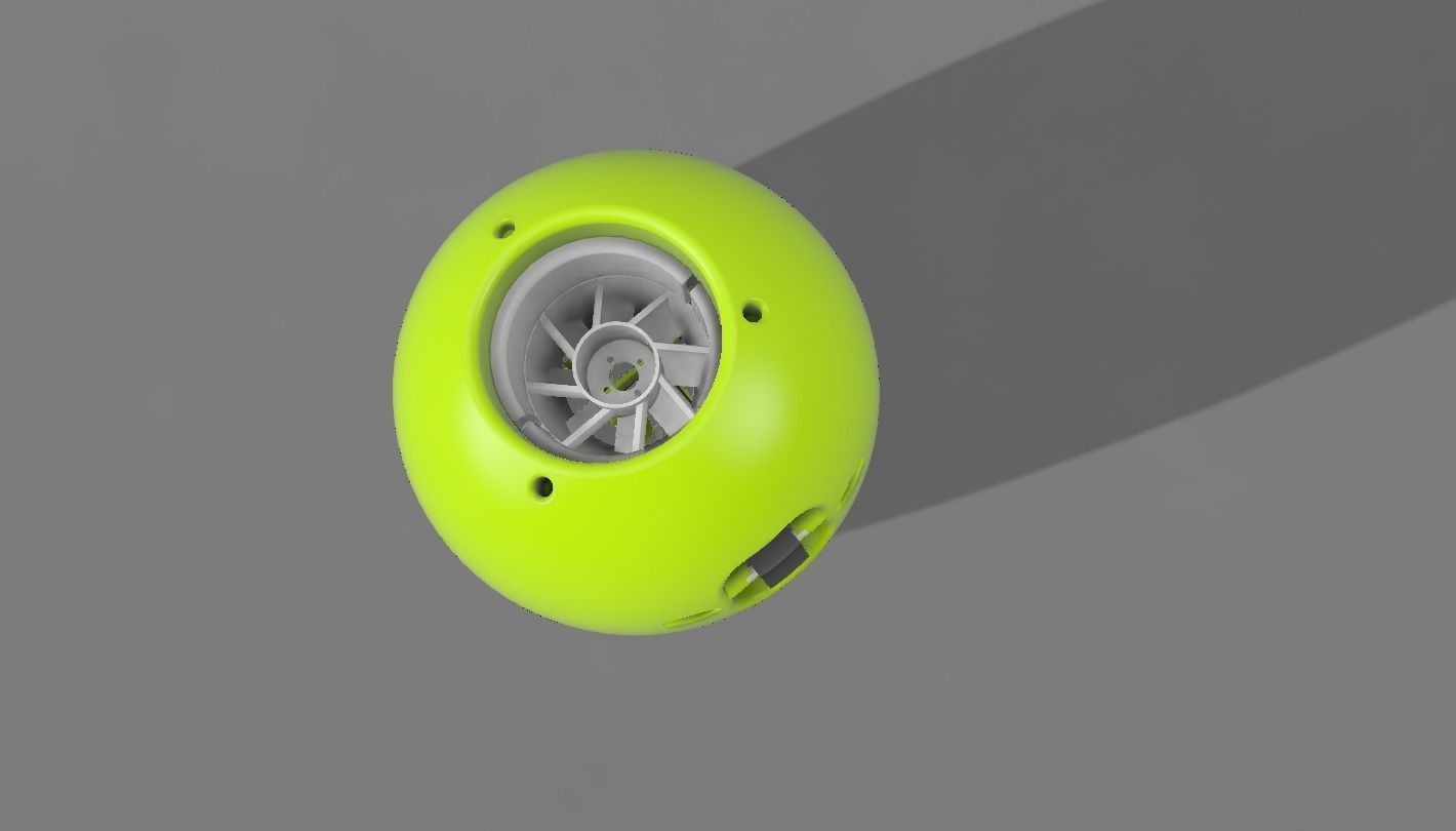 SPHERICAL DRONE TURBINA 3D print model_1