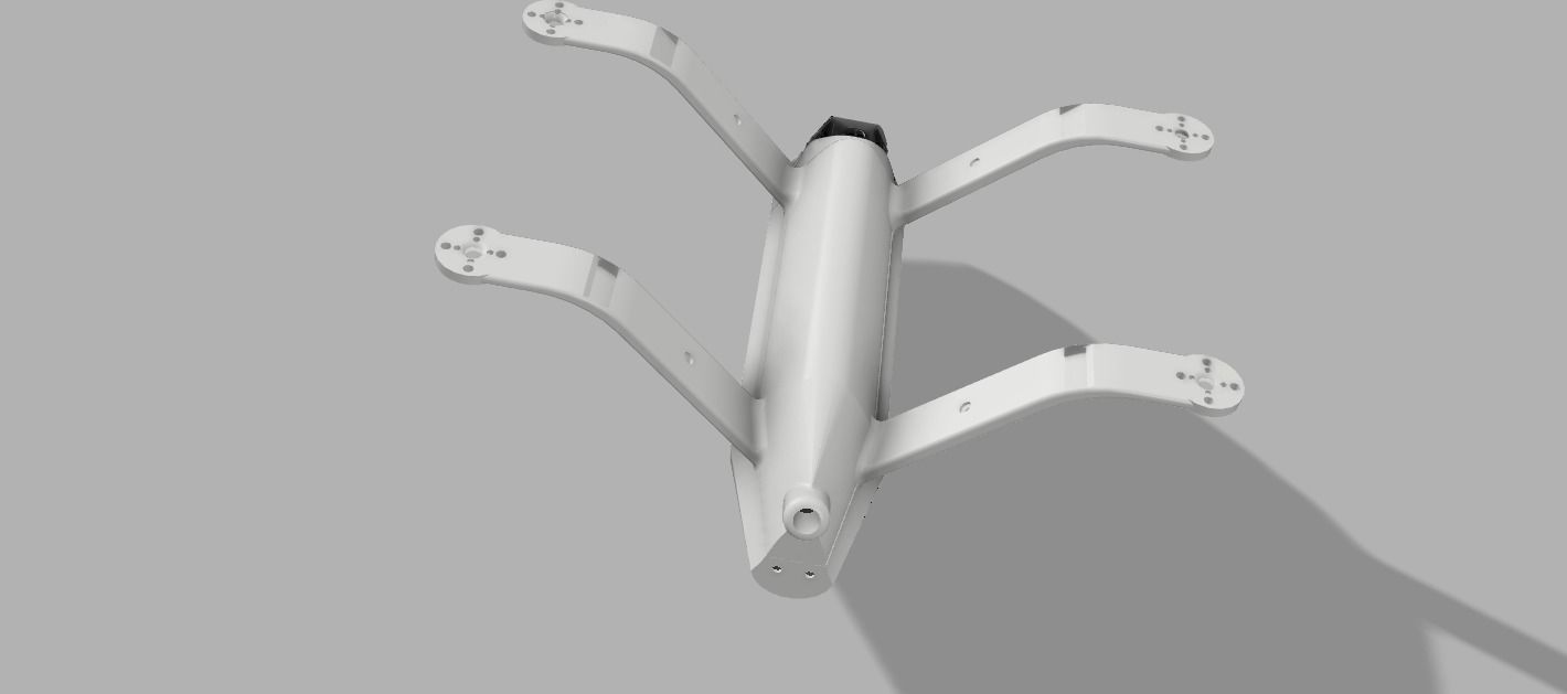 DRONE JET 20 CM 3D print model_5