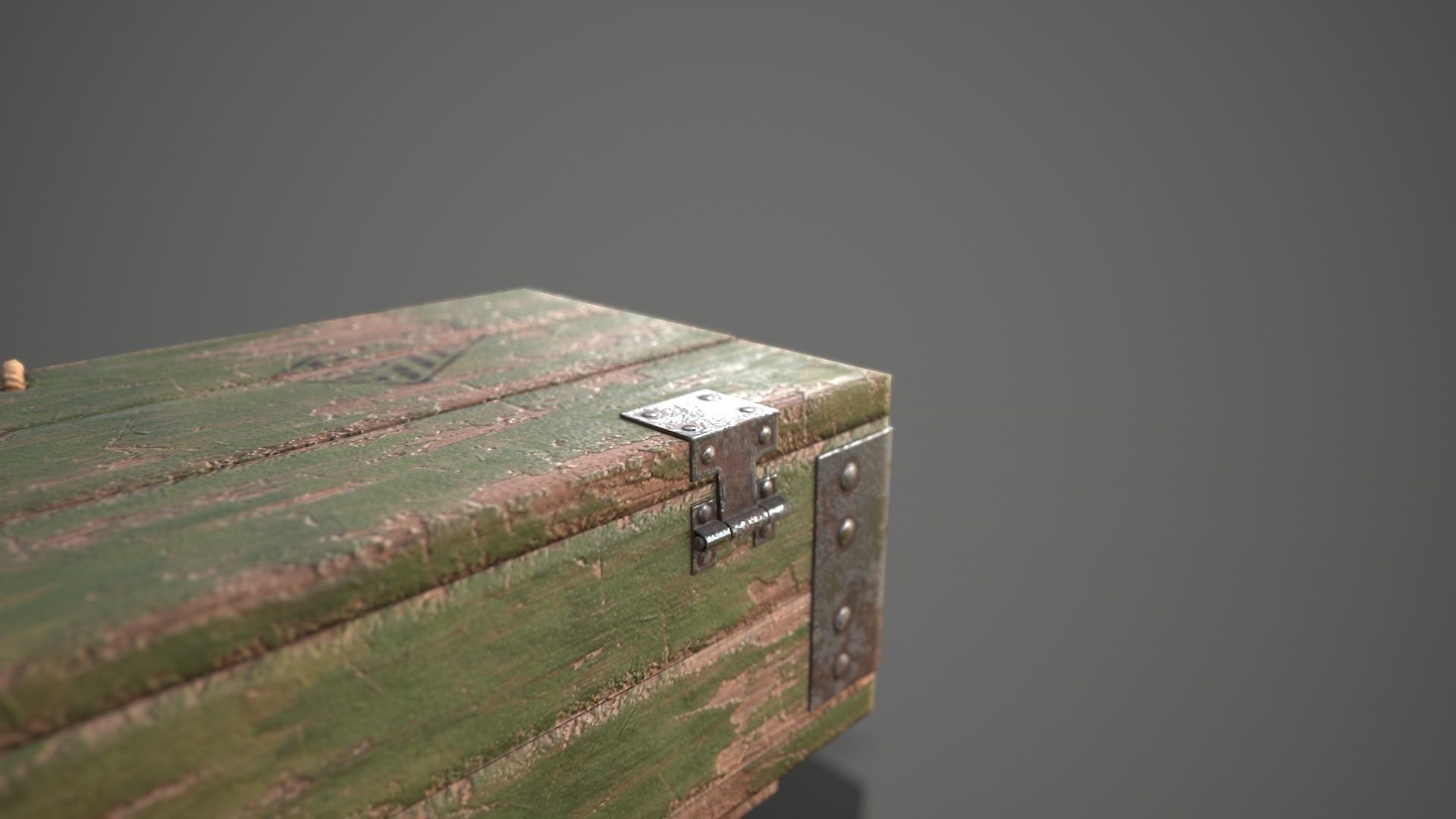 Sci-fi post apocalyptic crate of grenades Low-poly 3D model_20