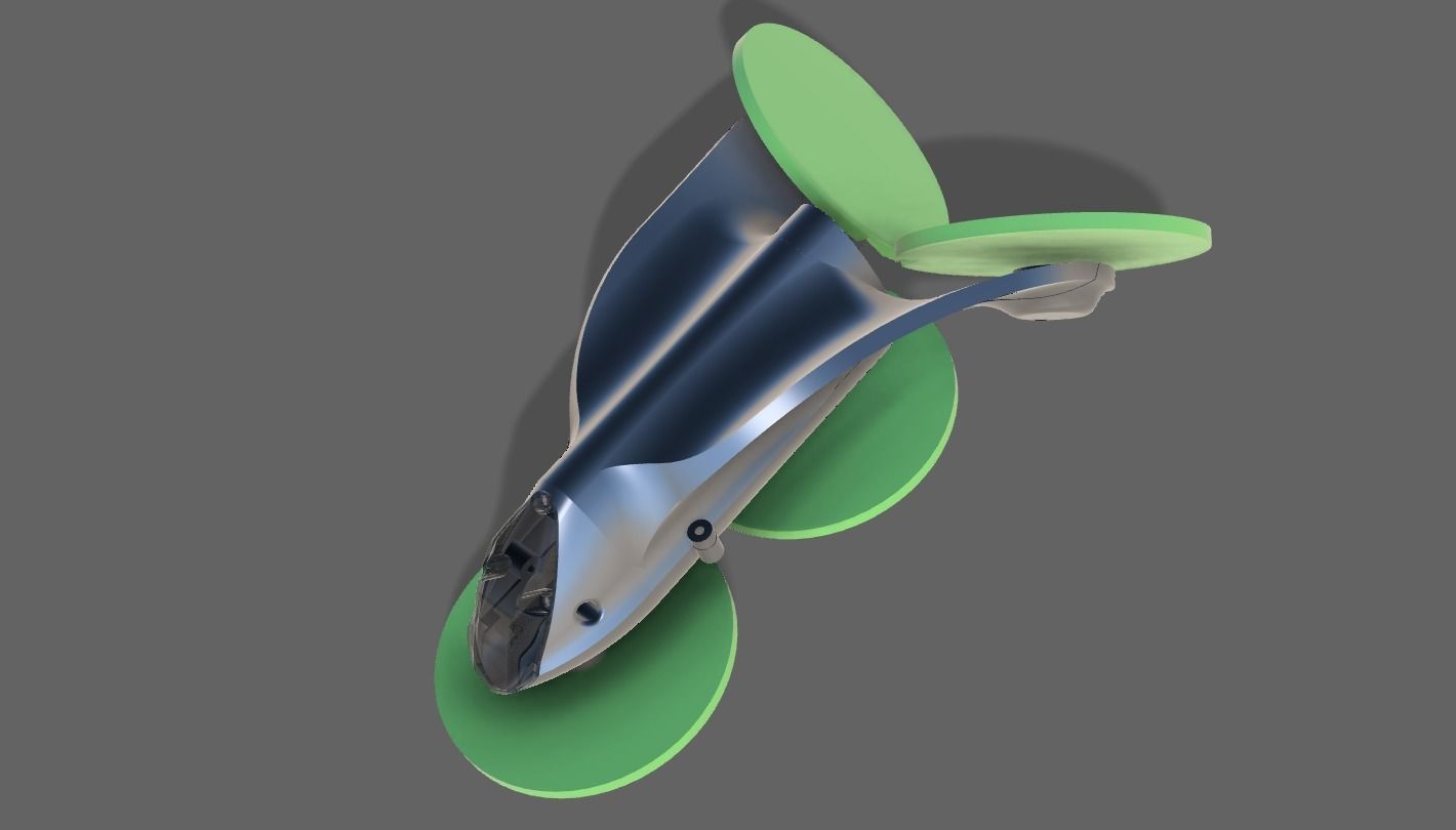 DRONE JET A FORMA DI T 3D print model_3