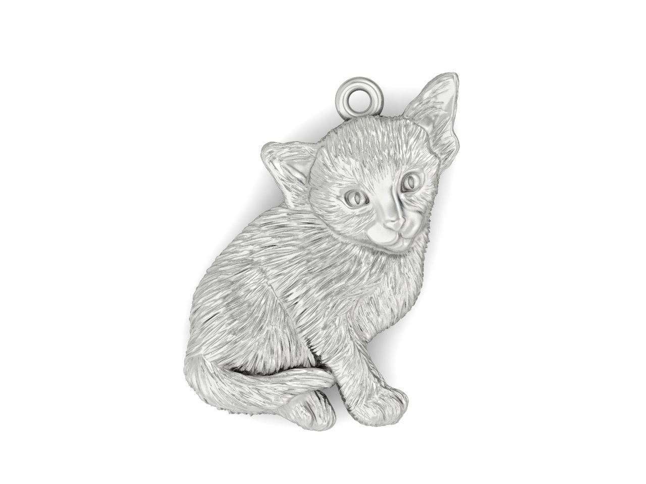 pendant sphynx cat 1013 3D print model_18