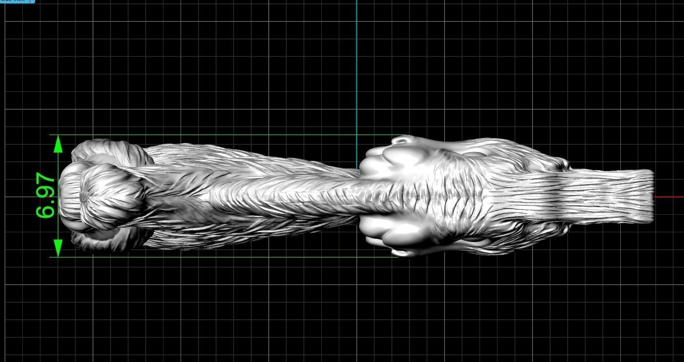 pendant sphynx cat 1013 3D print model_5