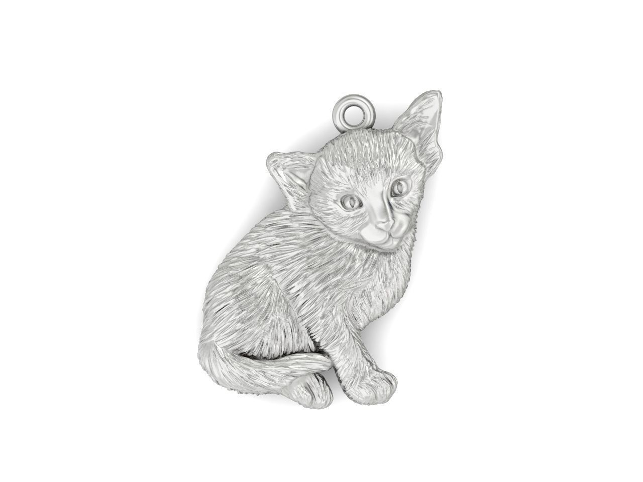 pendant sphynx cat 1013 3D print model_25