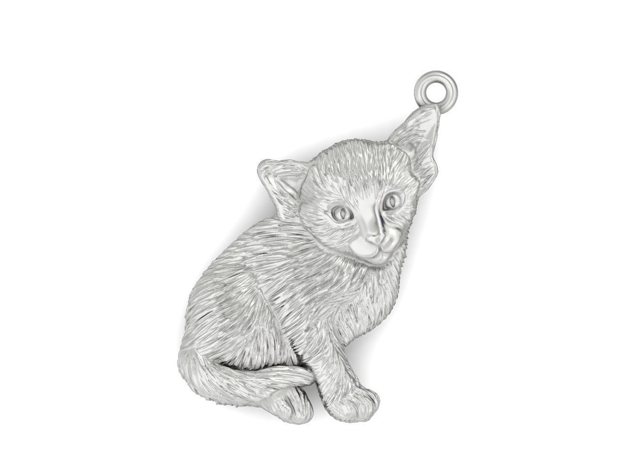 pendant sphynx cat 1013 3D print model_24