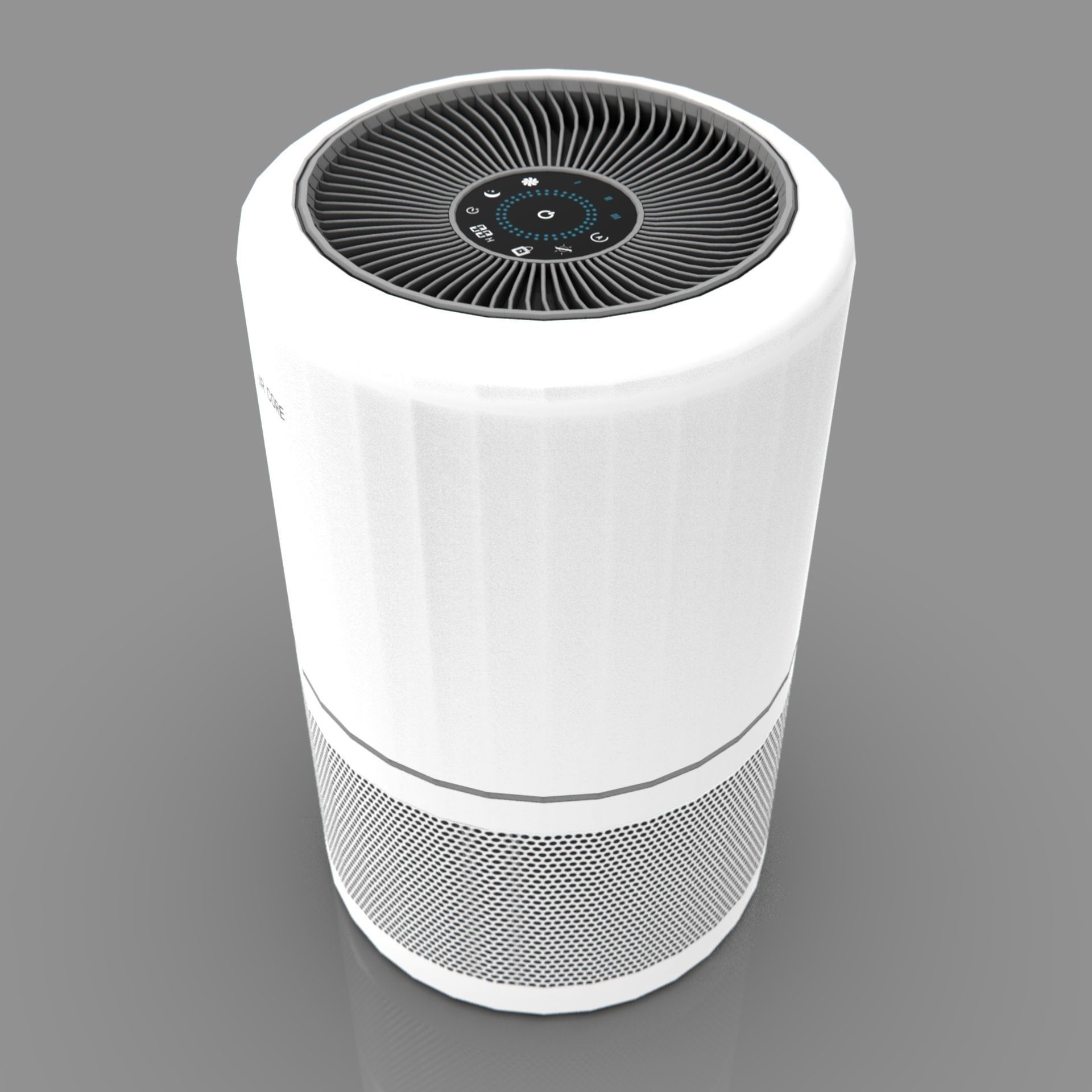 Air purifier Low-poly 3D model_13