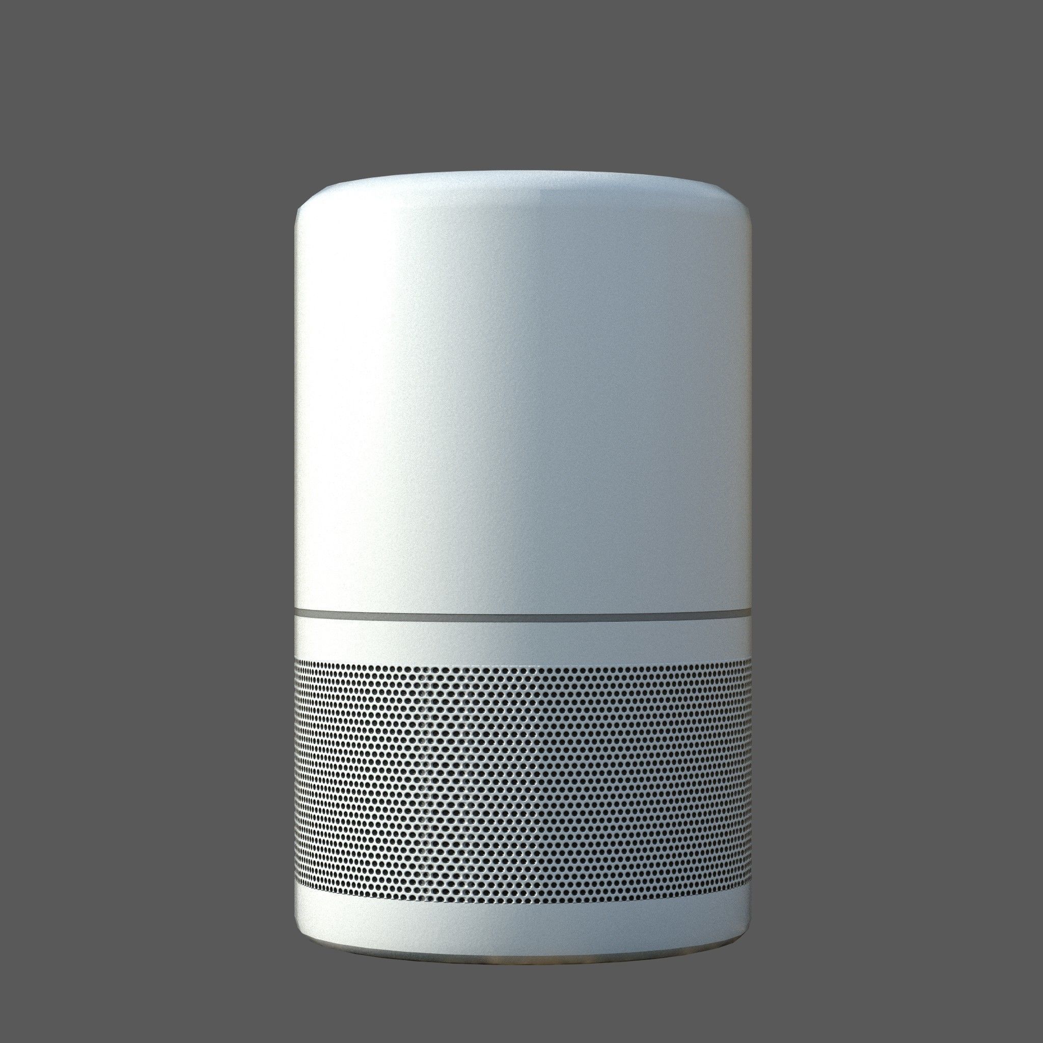Air purifier Low-poly 3D model_2