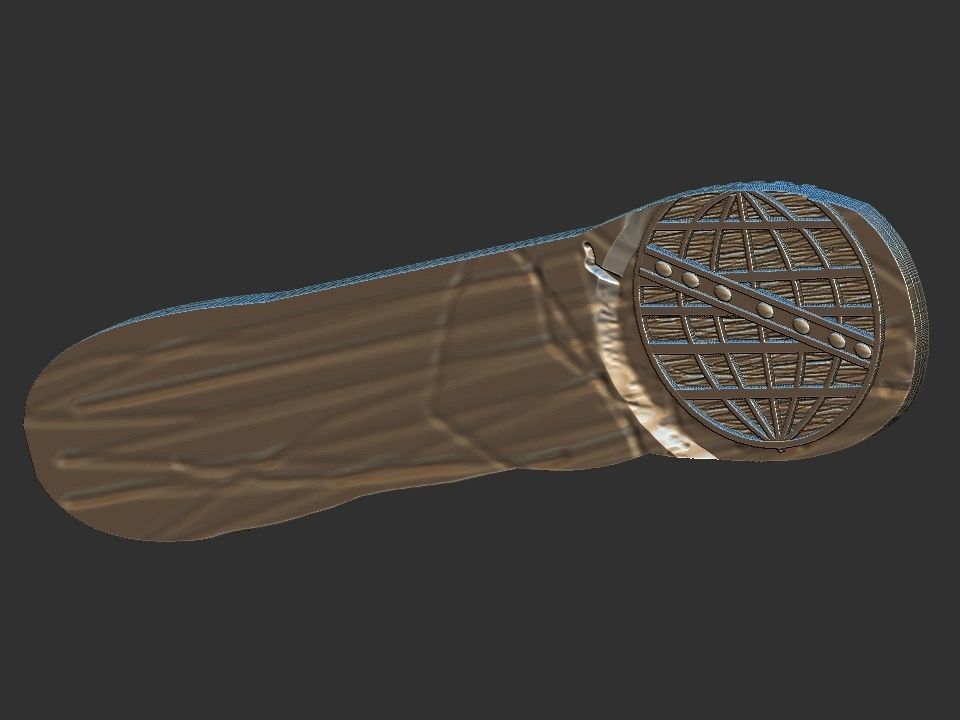 Barra de Vila Rica - Old coin 3D print model_7