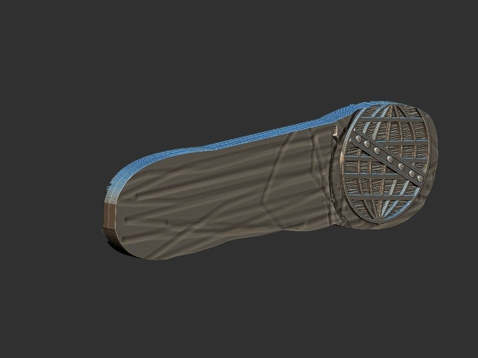 Barra de Vila Rica - Old coin 3D print model_9