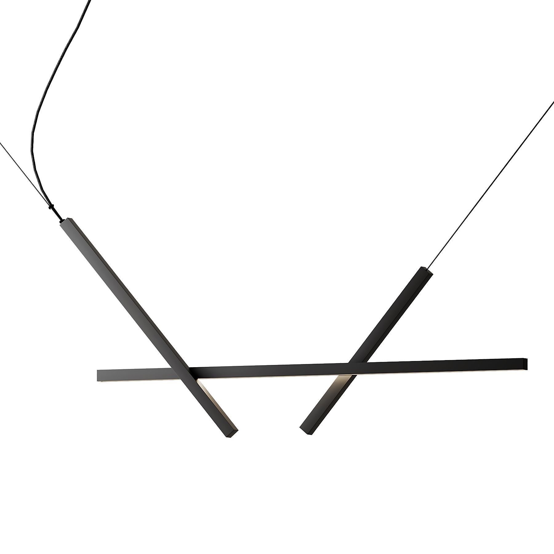 ACROSS LED aluminium pendant lamp from LUCEPLAN 3D model_1