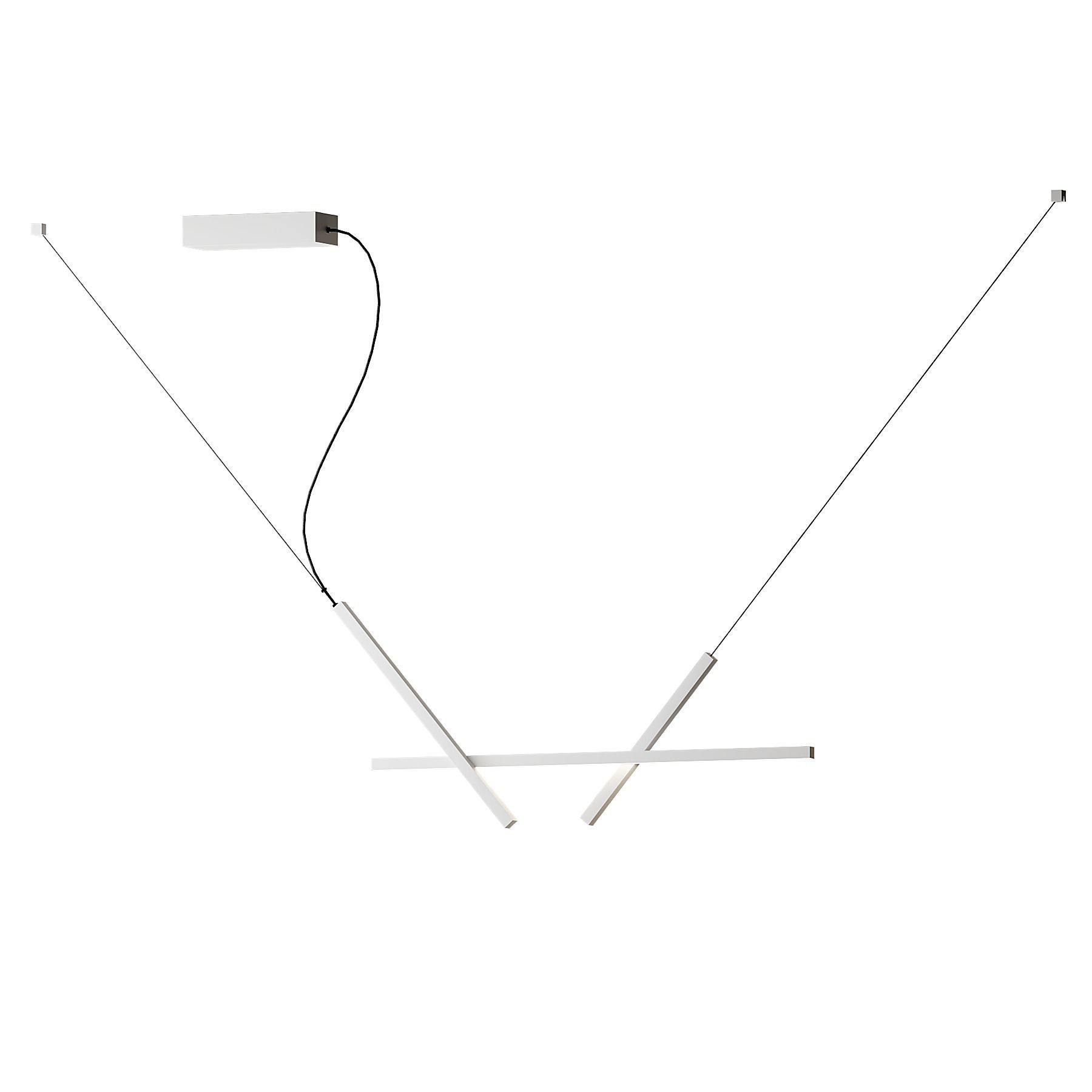 ACROSS LED aluminium pendant lamp from LUCEPLAN 3D model_2