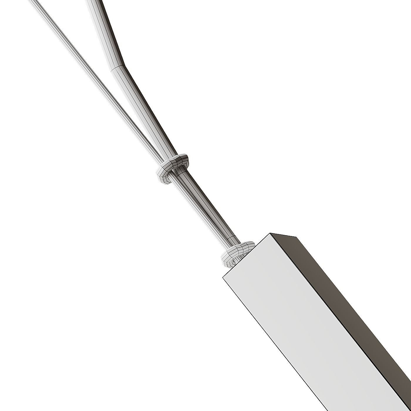 ACROSS LED aluminium pendant lamp from LUCEPLAN 3D model_4