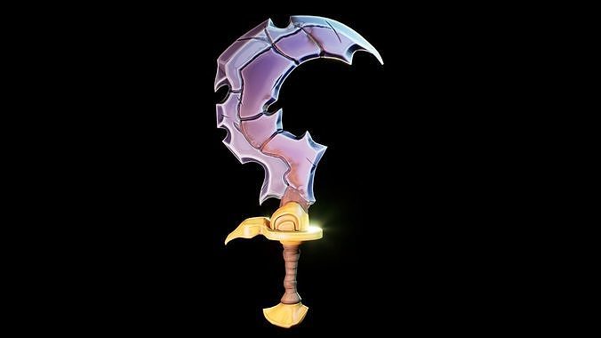 Stylize Axe Low-poly 3D model