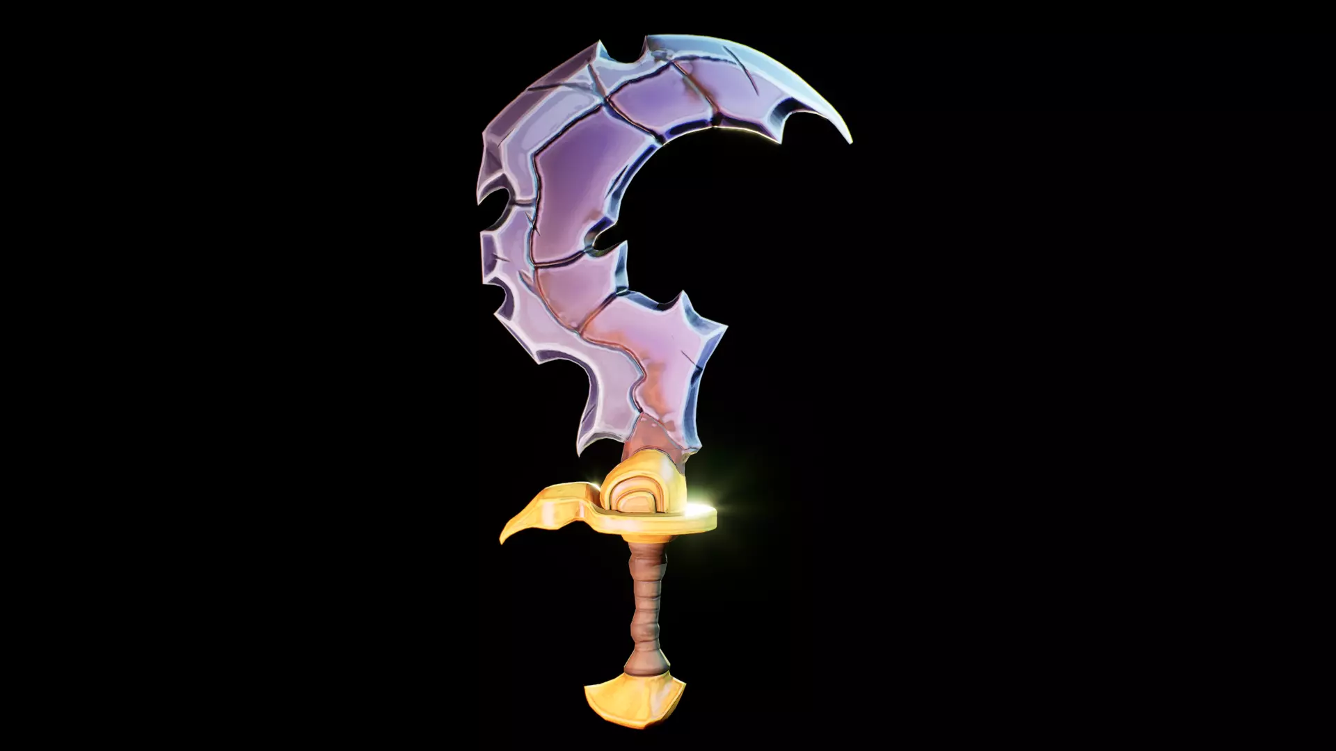 Stylize Axe Low-poly 3D model_0