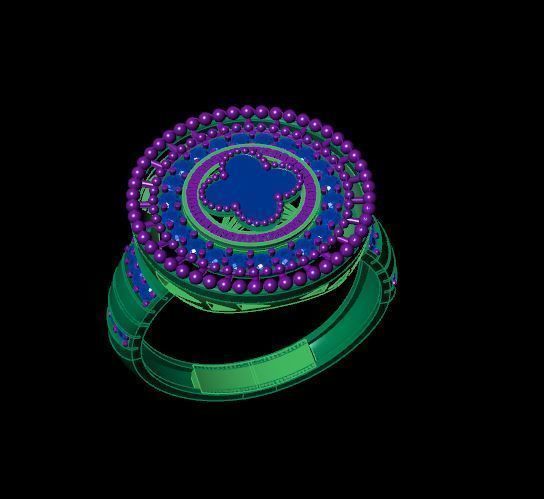 Rings 3D print model_2