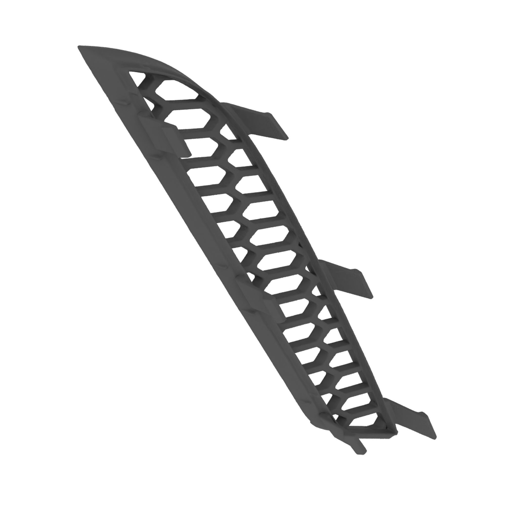 Audi RS6 Left-Right Side Front Bumper Fog light frame 3D print model_5