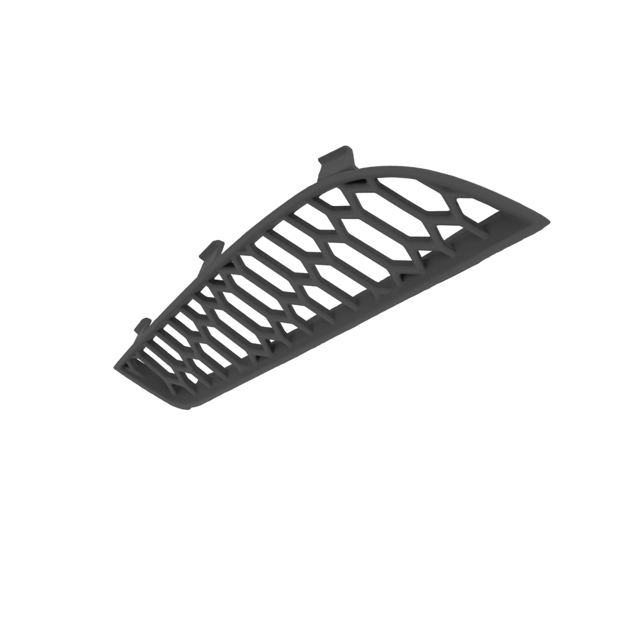 Audi RS6 Left-Right Side Front Bumper Fog light frame 3D print model_3