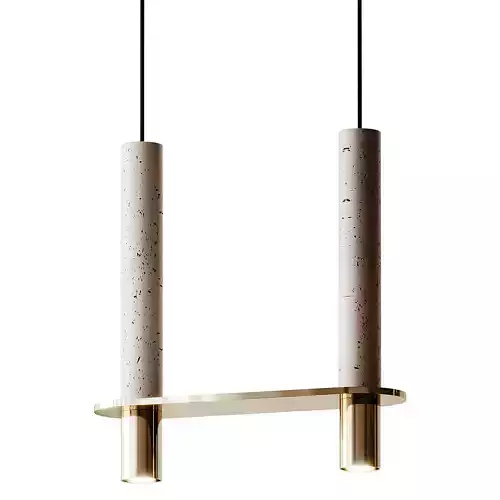 Meta Parallel brass 142 Pendant Lighting from Davidpompa