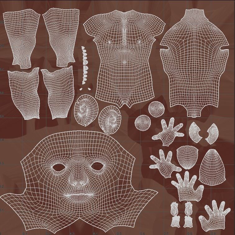 Cartoon Man Rigged  Low-poly 3D model_24