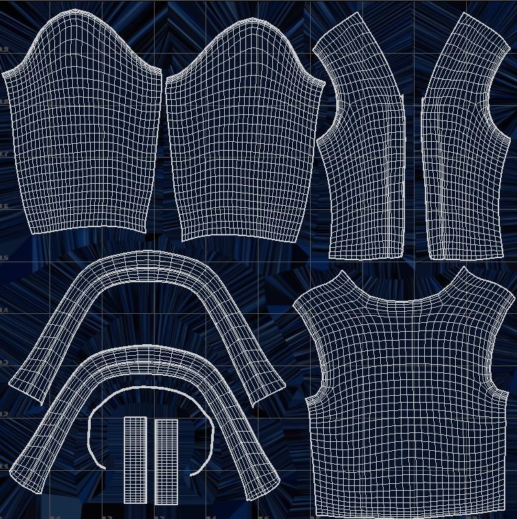 Cartoon Man Rigged  Low-poly 3D model_25