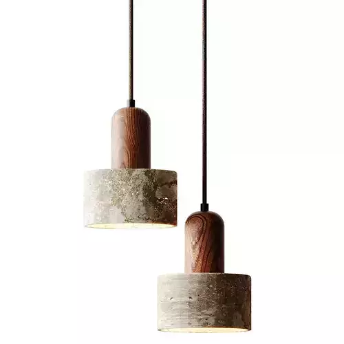 Travertine Stone Pendant Light