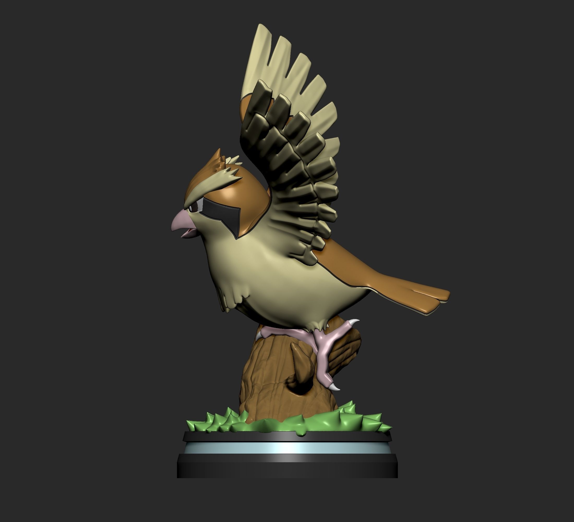 Pokemon - Pidgey Figure 3D print model_4