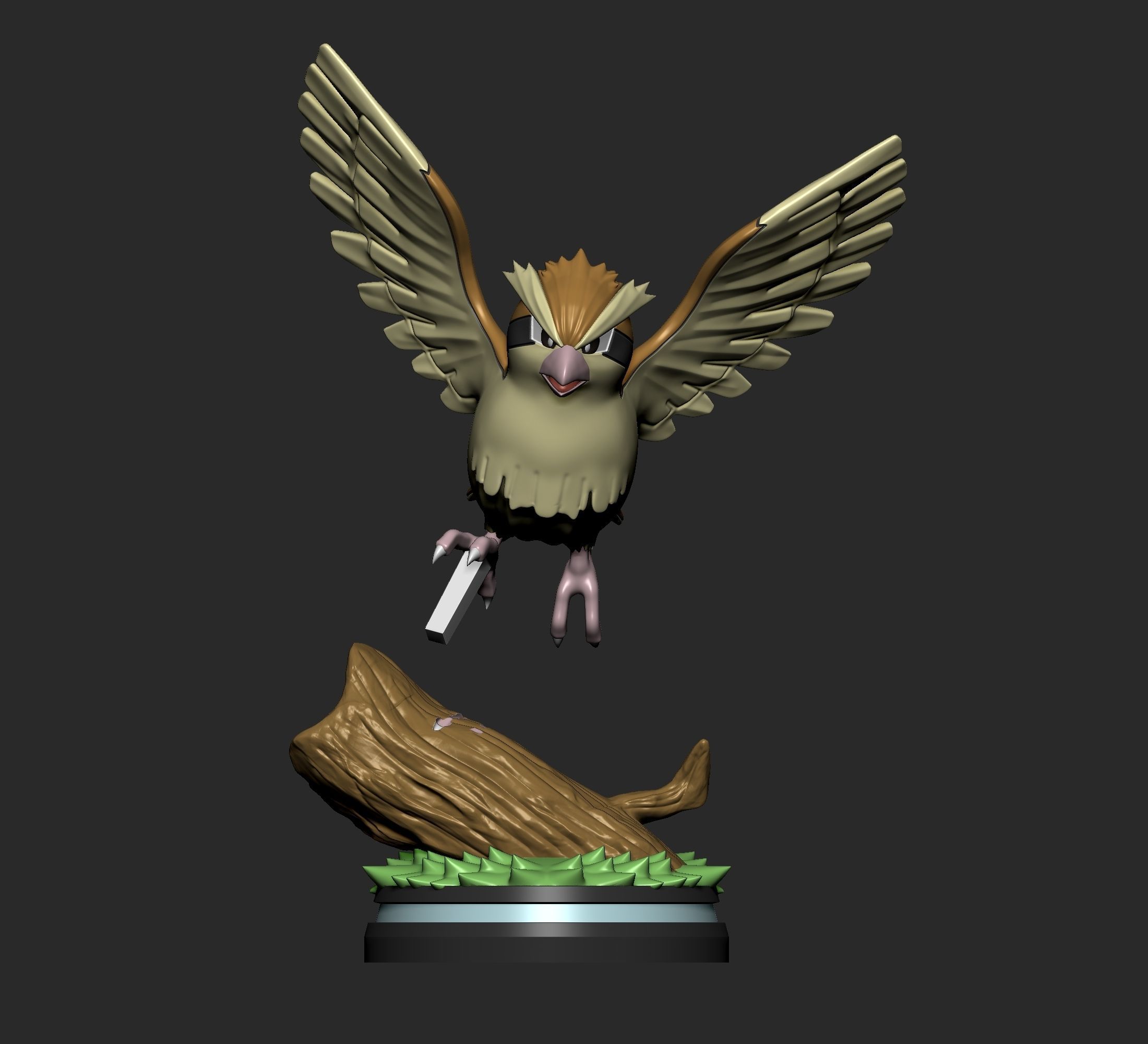 Pokemon - Pidgey Figure 3D print model_9