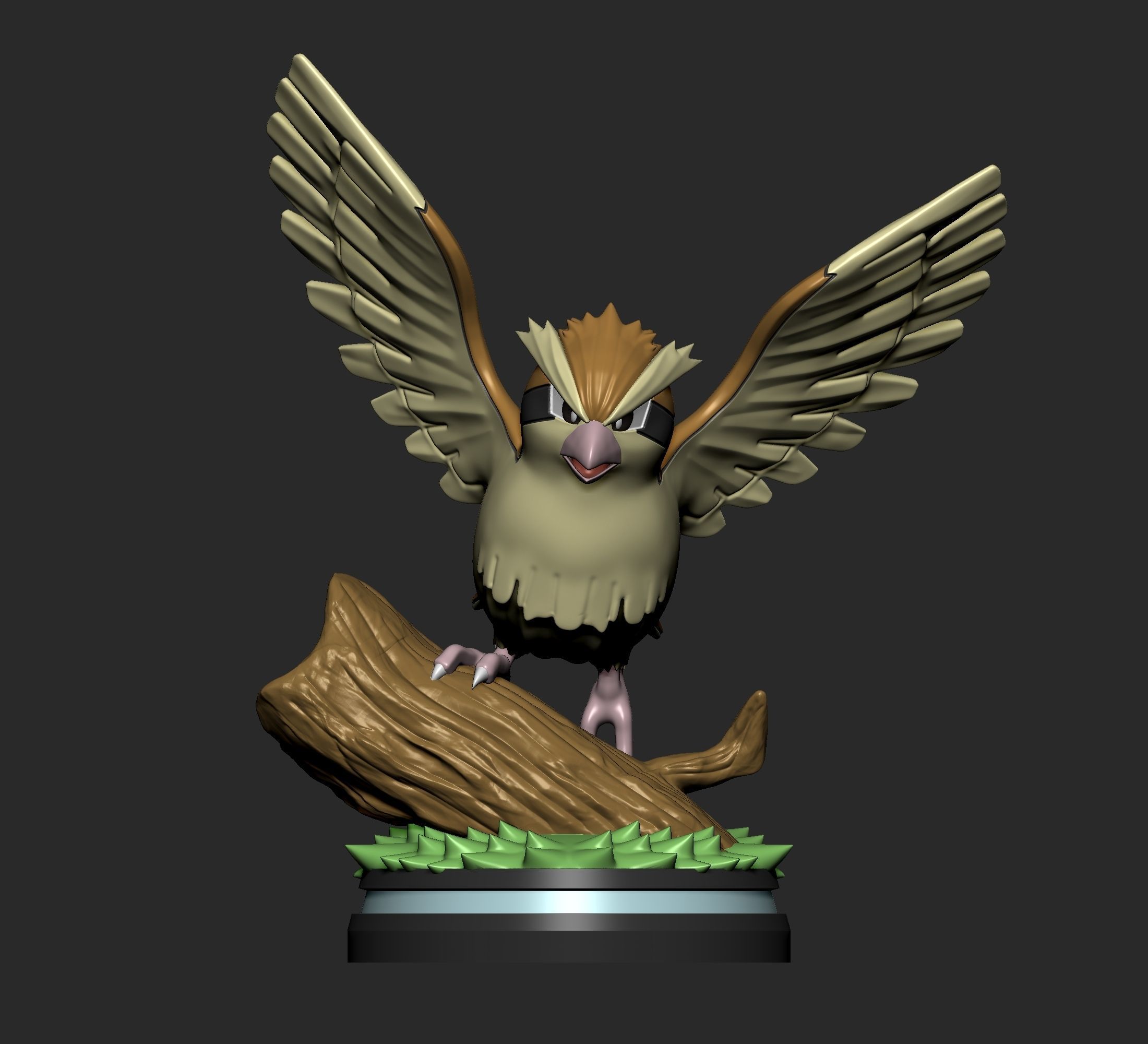 Pokemon - Pidgey Figure 3D print model_1