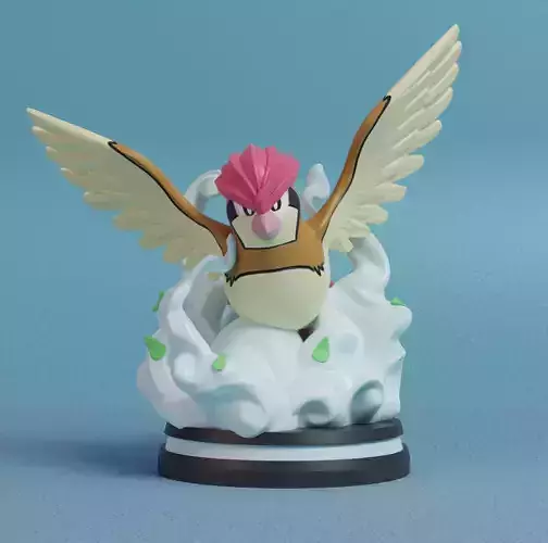Pokemon - Pidgeotto Figure 3D print model