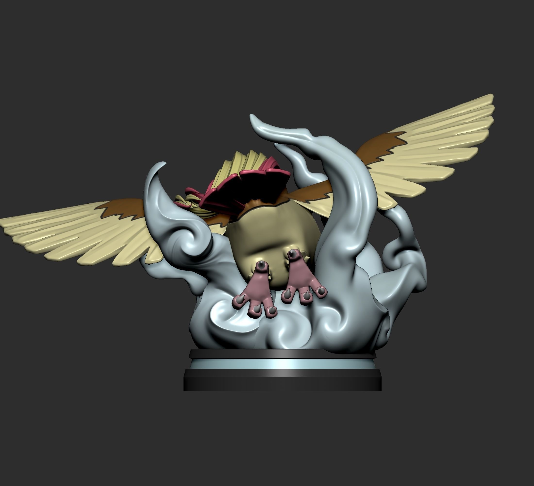 Pokemon - Pidgey Pidgeotto and Pidgeot Figure 3D print model_20