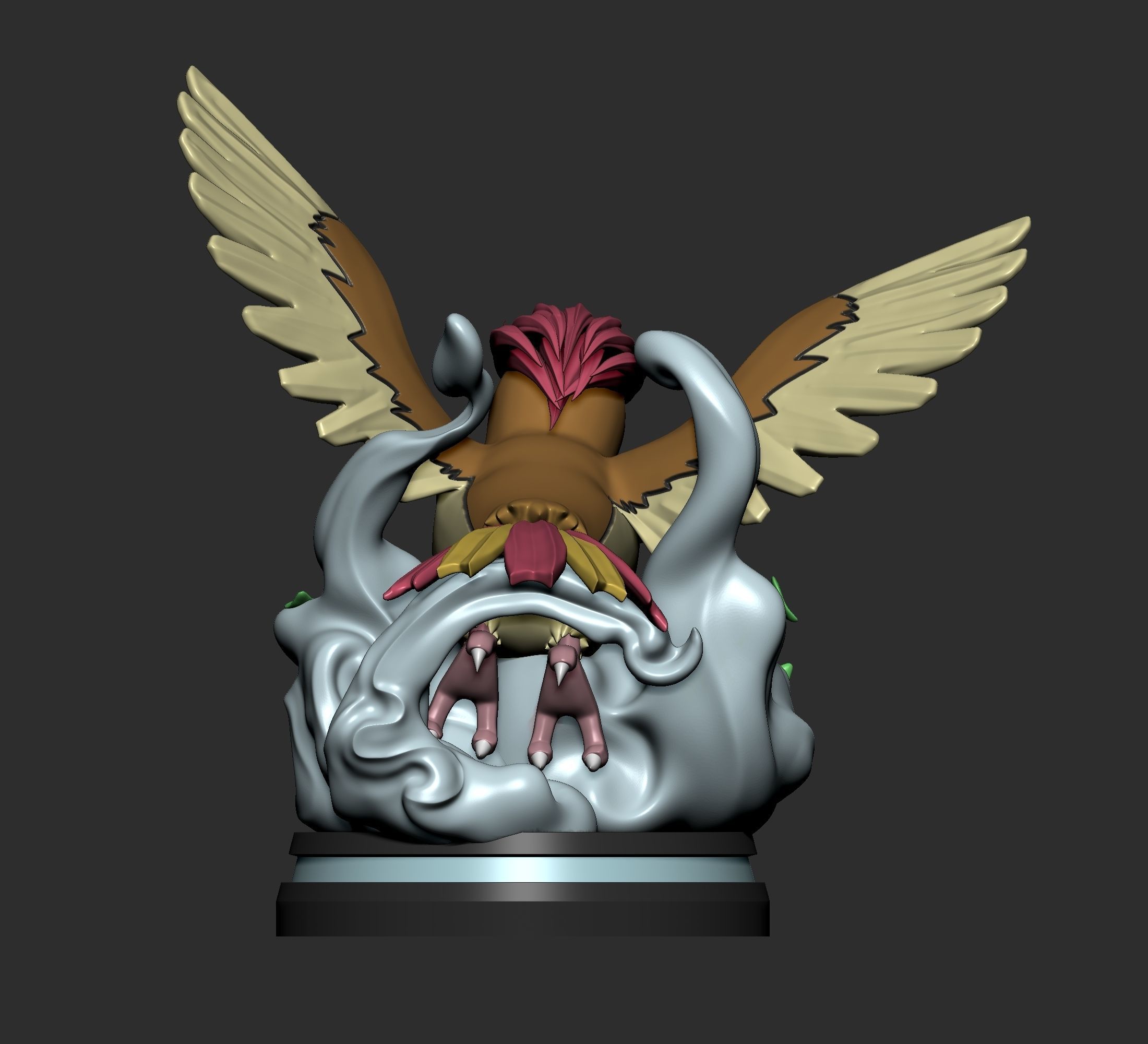 Pokemon - Pidgey Pidgeotto and Pidgeot Figure 3D print model_14