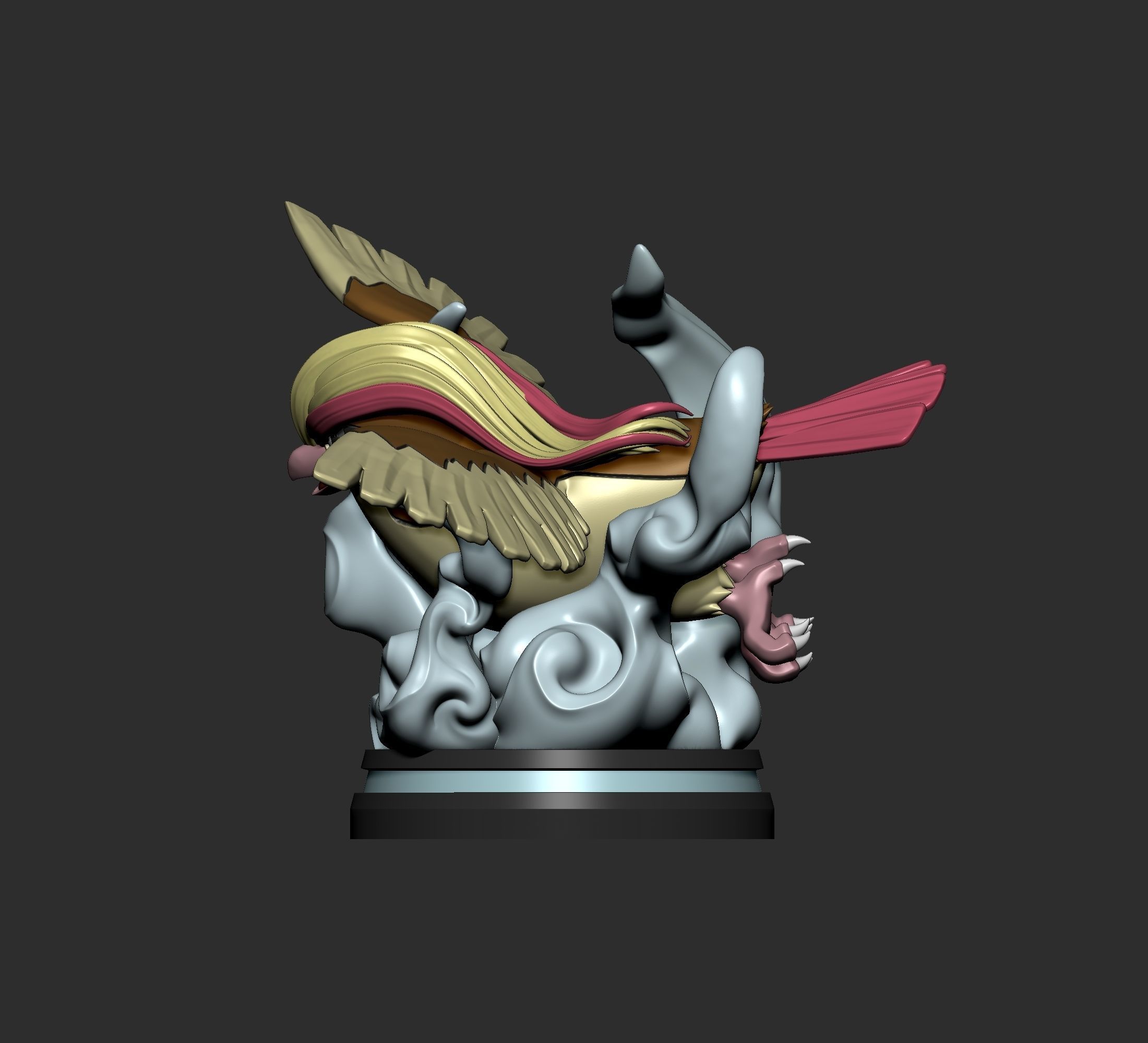 Pokemon - Pidgey Pidgeotto and Pidgeot Figure 3D print model_21