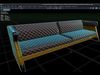 Club Seating Free low-poly 3D model_1
