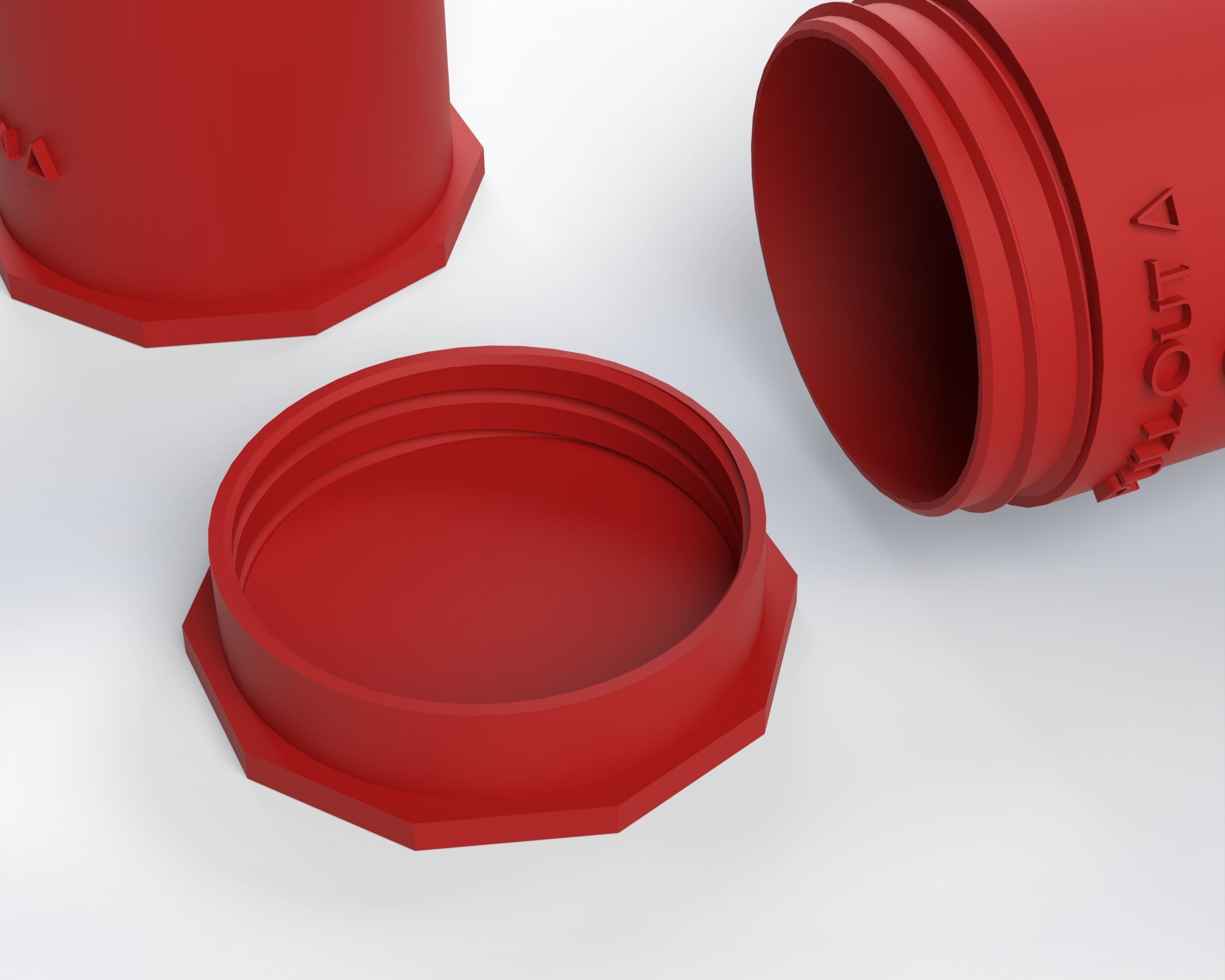 Shuttlecock Tube - 12 Shuttles 3D print model_4