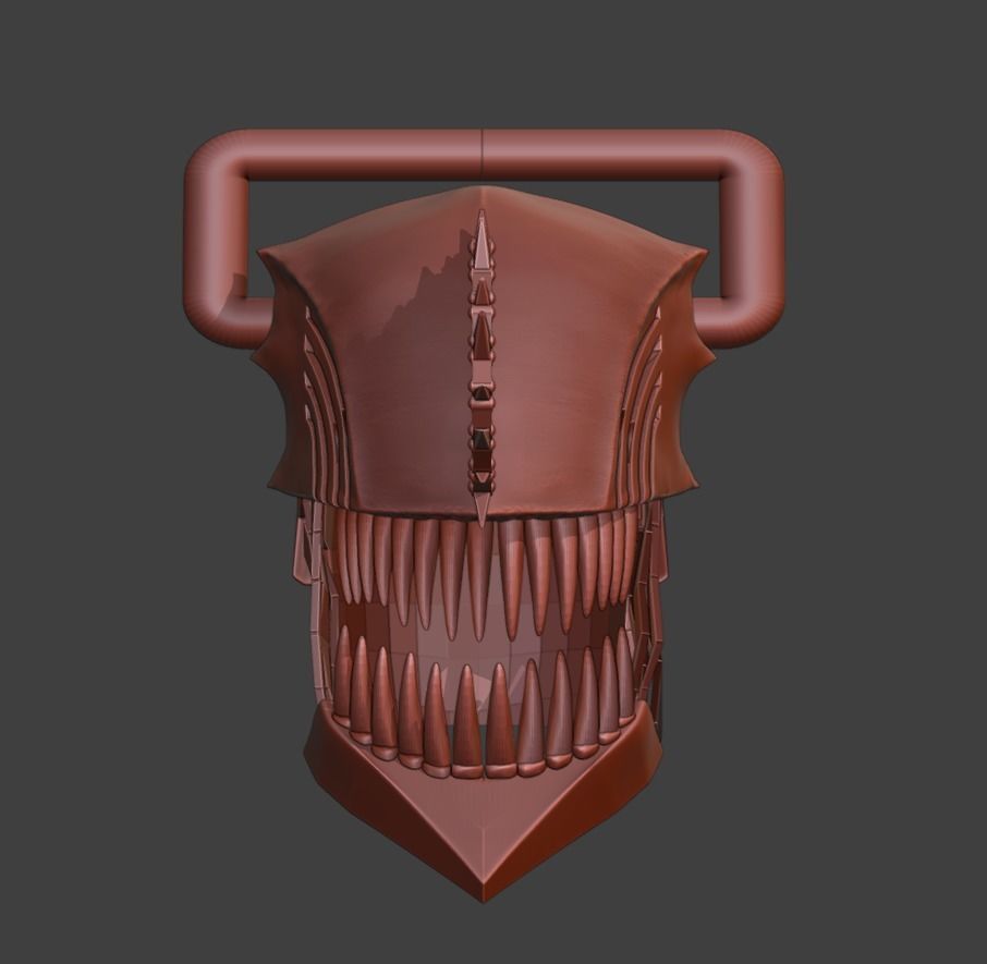ChainSawMan Denji Helmet 3D 3D print model_10
