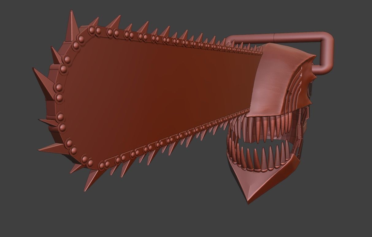 ChainSawMan Denji Helmet 3D 3D print model_11