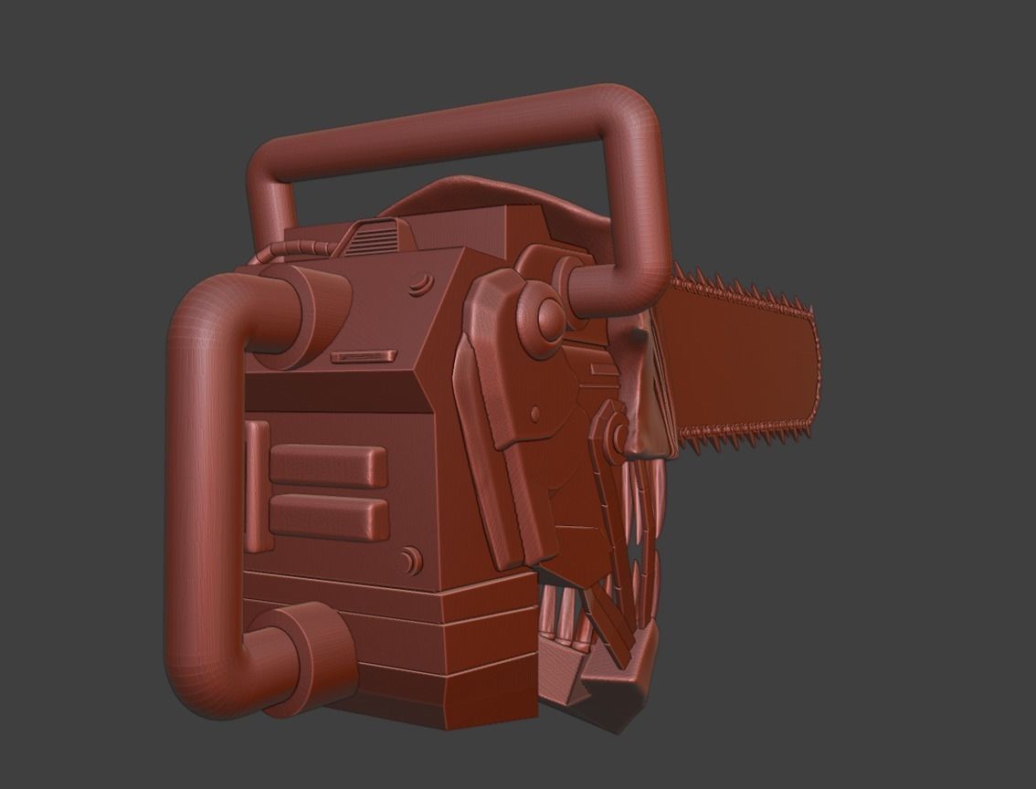 ChainSawMan Denji Helmet 3D 3D print model_4