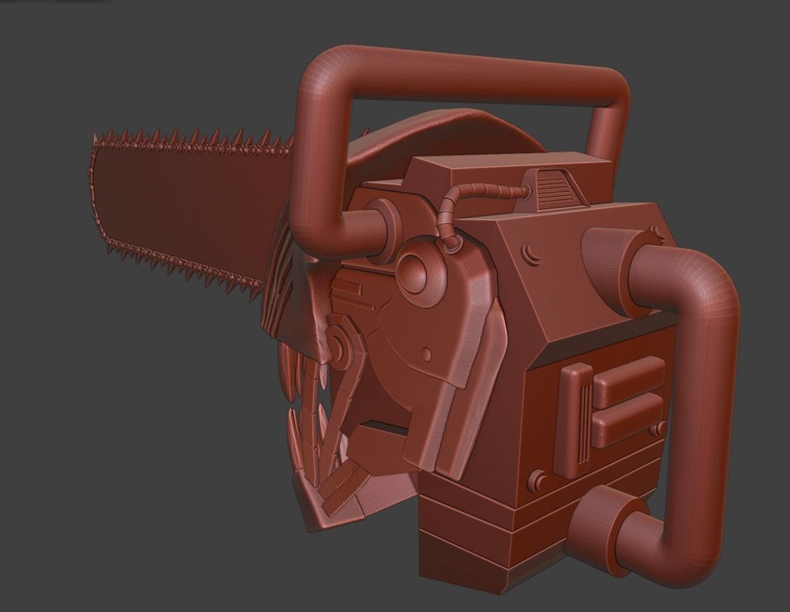 ChainSawMan Denji Helmet 3D 3D print model_5