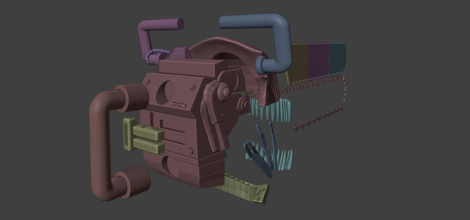 ChainSawMan Denji Helmet 3D 3D print model_9