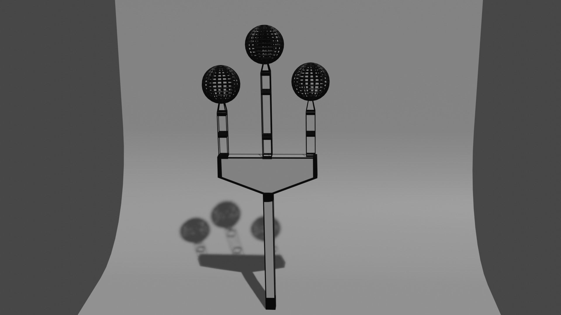 cannons on the tip of the spear Free low-poly 3D model_5