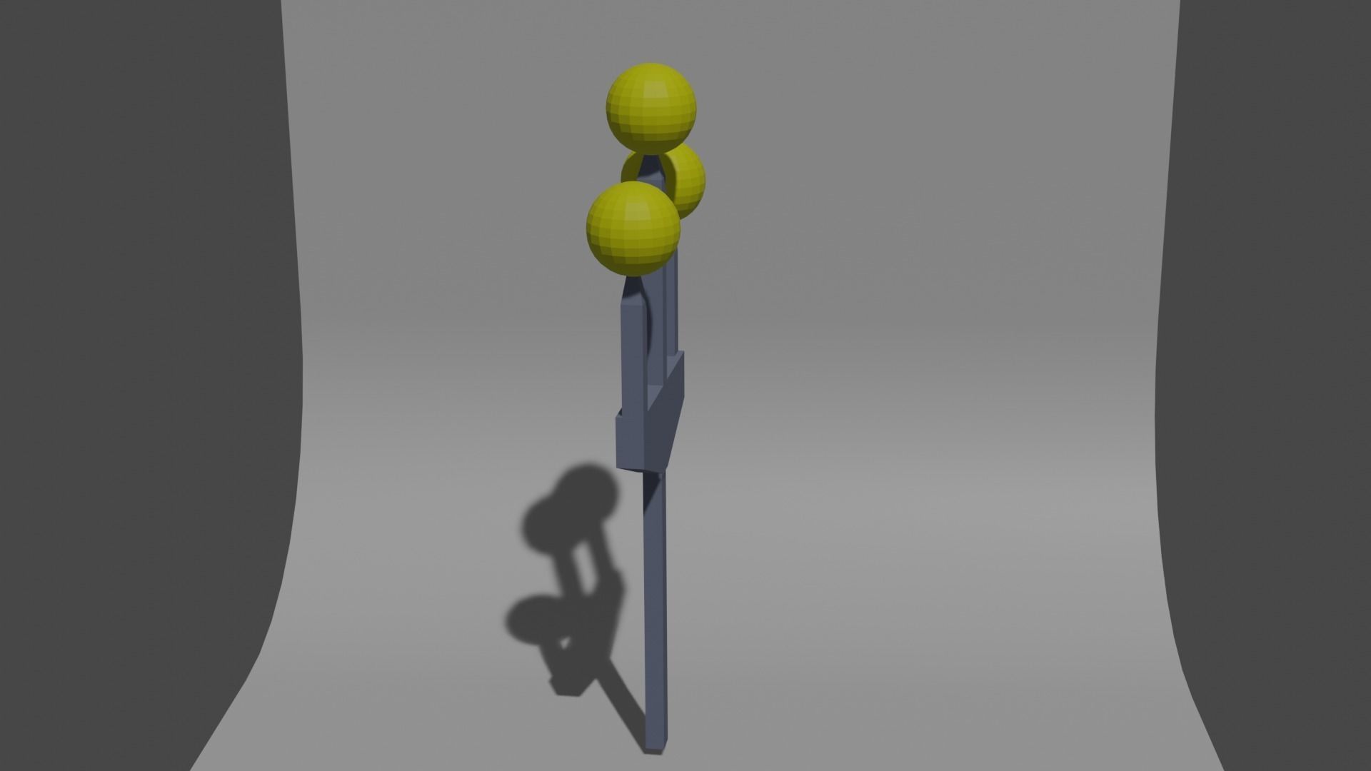 cannons on the tip of the spear Free low-poly 3D model_1