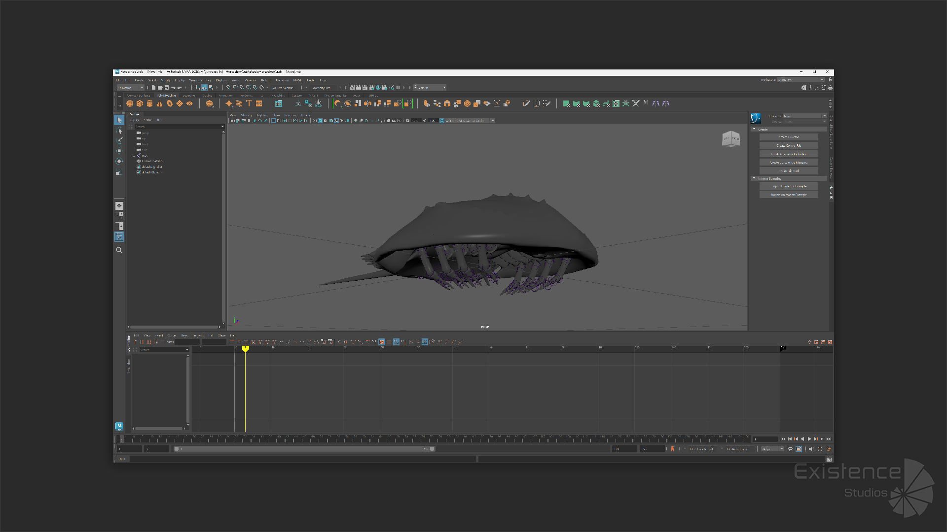 Horseshoe Crab - Trilobite - Monster Underwater Creature - 24 Low-poly 3D model_17