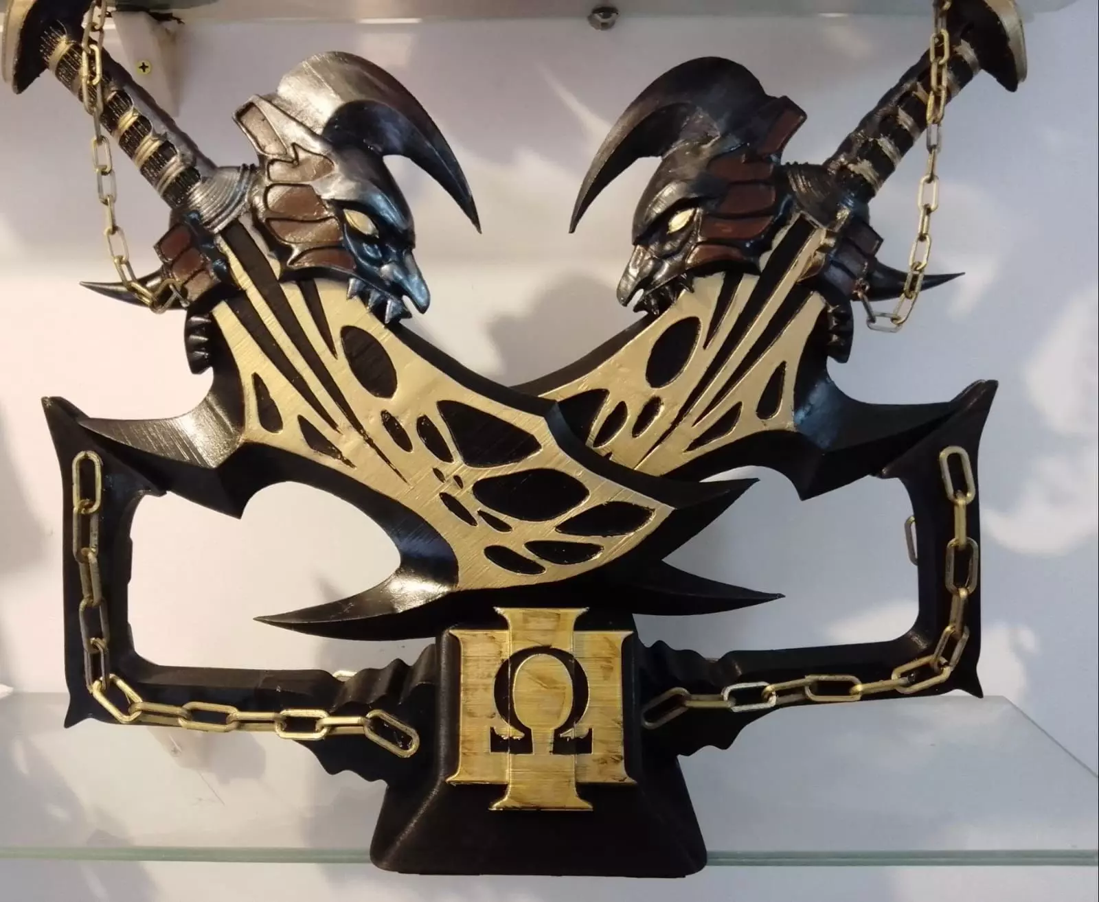 Blade of Exile Kratos God Of War 3 With Base 3D print model