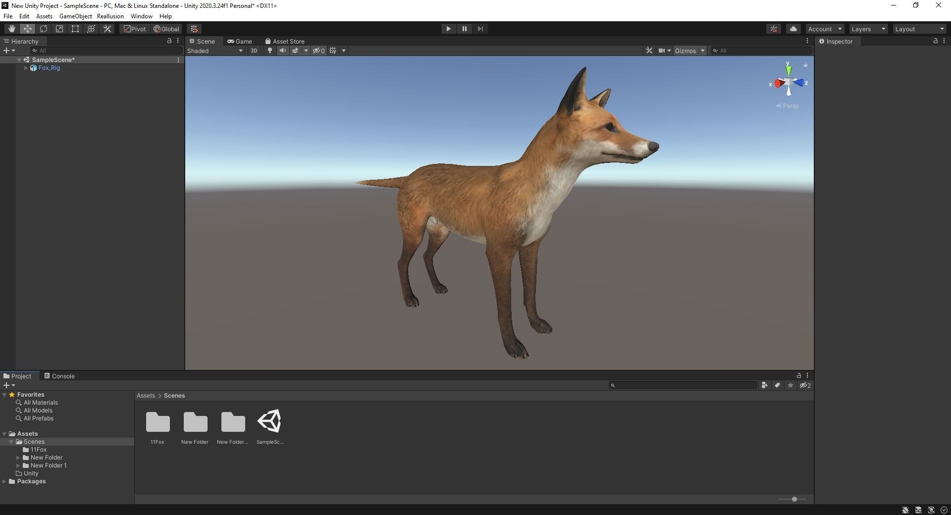 Fox Majestic Wilderness Wolf Nubis 3D Low poly Animal Model Low-poly 3D model_15