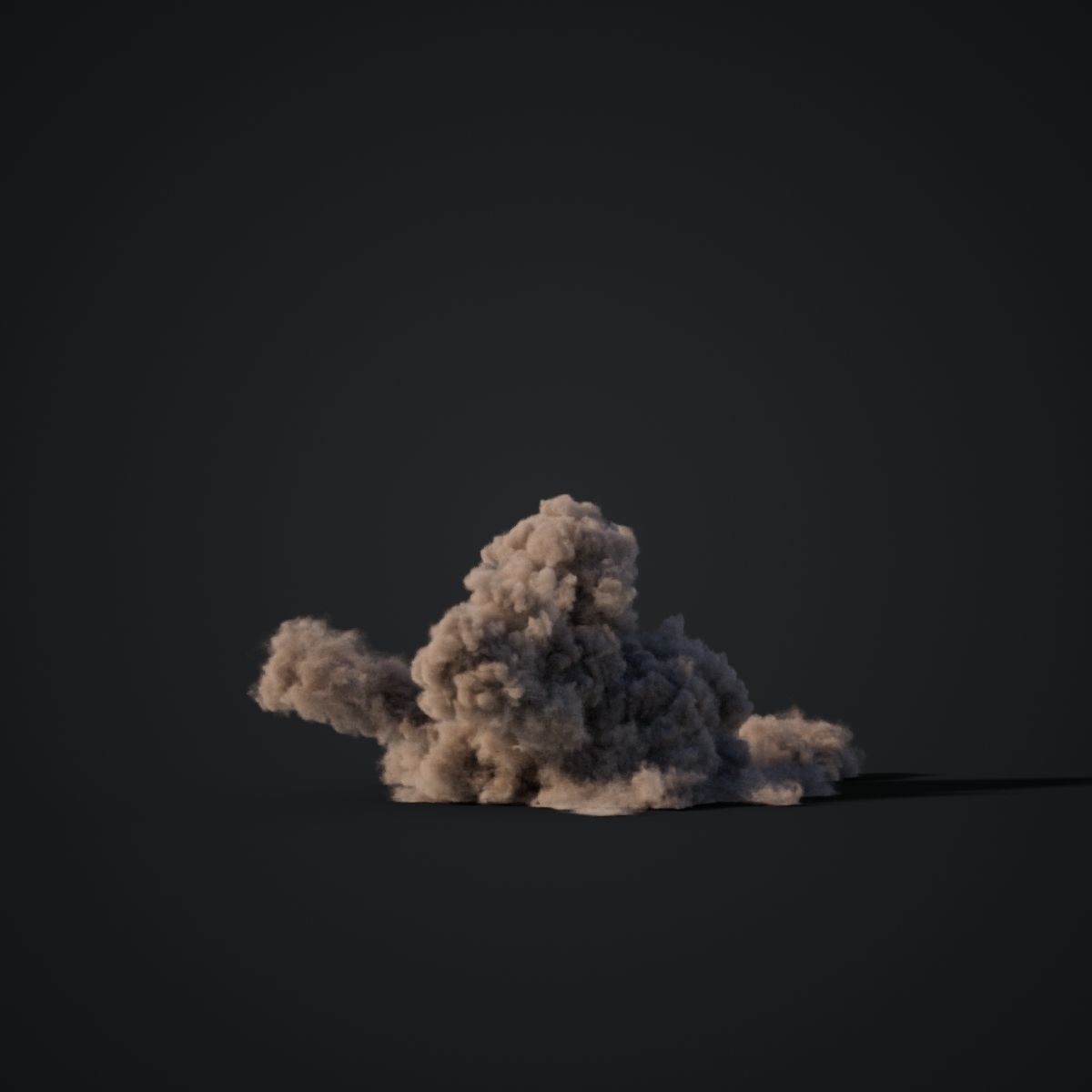 VDB Animated Dust Explosion 9 3D model_4