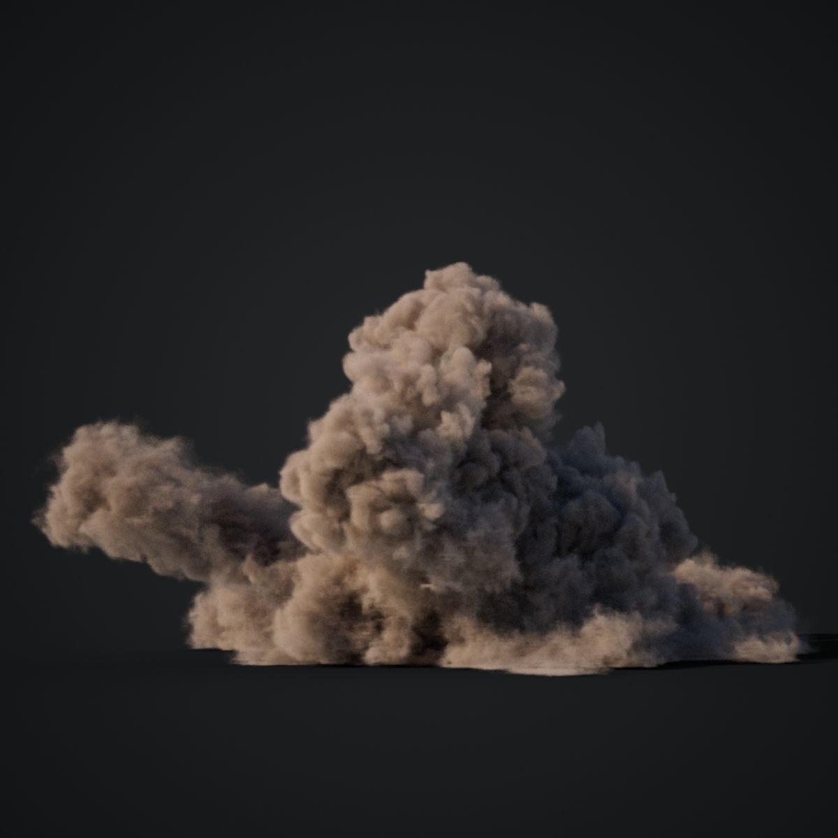 VDB Animated Dust Explosion 9 3D model_12
